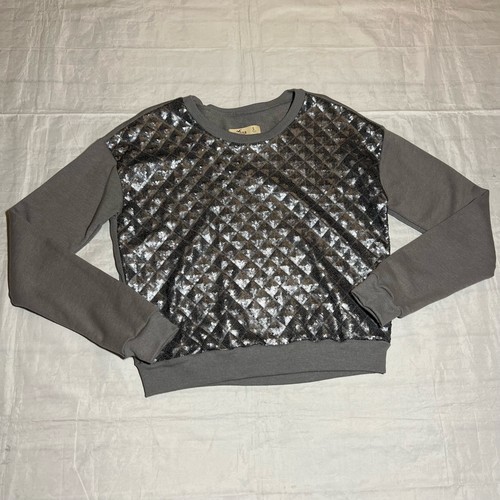 Felpa hollister con paillettes - felpa,