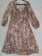 Abito midi trasparente stampa