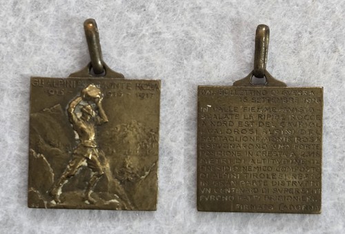 Medaglia militare alpini monte - militare,