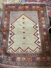 Tappeto originale della Turchia Annodato Anatolia 133x105cm E Perfetto