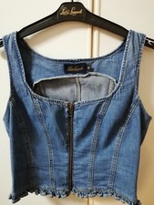 TOP canotta di jeans LUISA SPAGNOLI