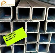 Tubolare scatolato in ferro quadro tubo quadrato barra quadra 40x40x2 liscio di