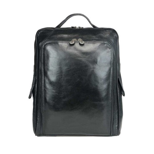 Zaino cuoio borsaro nero - in,