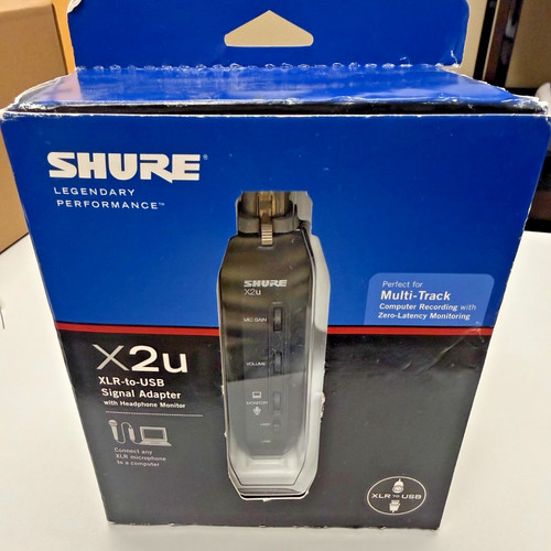 Shure x2u adattatore - shure, segnale