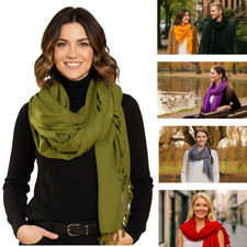 Sciarpa XXL tinta unita grande