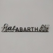 Fregio Fiat Abarth 850 in