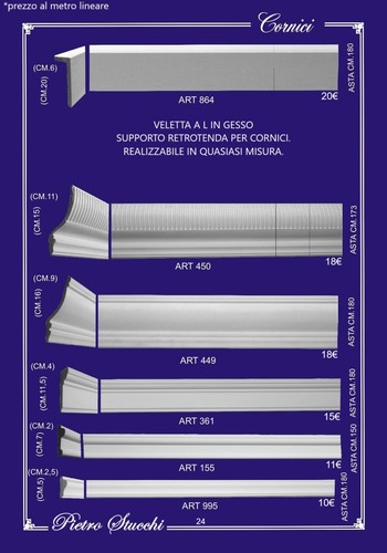 Veletta gesso supporto - veletta,