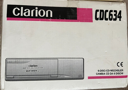 Clarion cdc634 cambio disco - clarion,