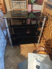 tavolino porta tv in legno-vetro