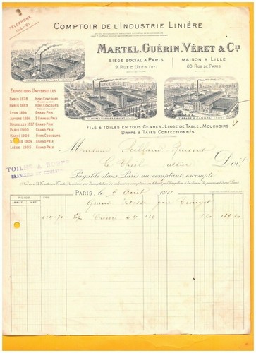 Paris usines filature - paris,