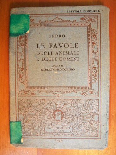 Fedro favole degli - -, le