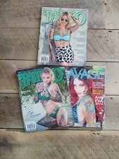 Lot of 3 TATTOO,  SAVAGE, INK