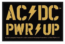 AC/DC - Patch Aufnäher - PWR UP Logo 10 x 5cm