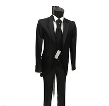 ABITO  TIGHT UOMO NUOVO SPOSO T. 48  FIRMATO CARLO PIGNATELLI SUIT  WEDDING 