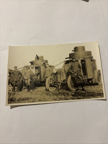 Foto militare autoblindate ww1 - autoblindate,