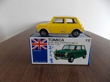 Tomica Blue Box F8 BLMC Mini Cooper S Mark III giallo modello 1/50 made in Japan