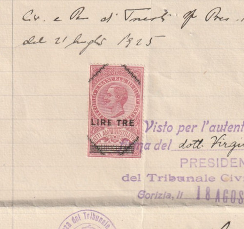 Italia rara tipo entrata - italia, 3l