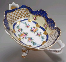 Cesto in porcellana di Limoges