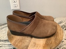Sanita Clogs Suede Leather