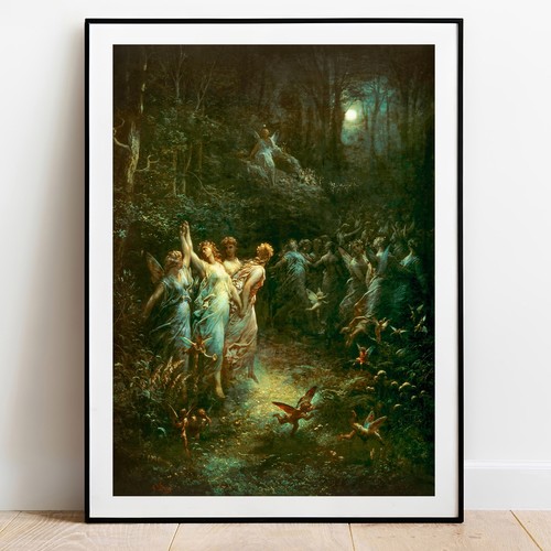 Stampa artistica fate sogno - fate,