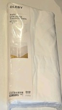 Gonna letto bianca IKEA doppia