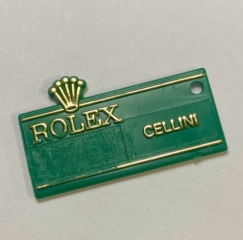 Rolex green tag hangtag - rolex,
