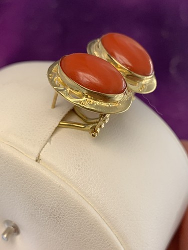 Orecchini earrings corallo - ,