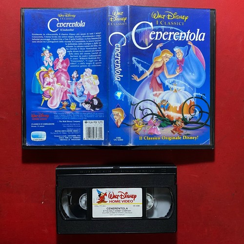 Vhs walt disney - vhs, cenerentola