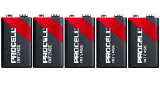 5 BATTERIE 9V DURACELL PROCELL