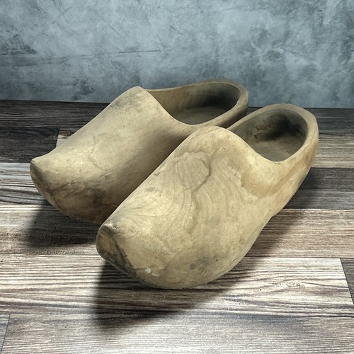 Zoccoli vintage legno - vintage,