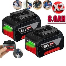 2x 18V 8Ah Li-Ion Battery For
