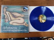 Alphataurus Live In Bloom 2012 Blue Vinyl AMSLP49 Ex/Ex