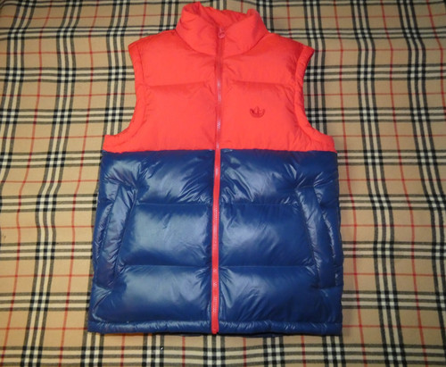 Adidas gilet piumino blu - gilet,