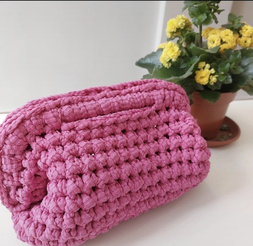 Borsa clutch all uncinetto - borsa,
