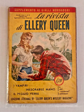 LA RIVISTA DI ELLERY QUEEN N°16-3/6/1957,SUPPLEMENTO AI GIALLI MONDADORI,VINTAGE