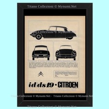 1964 * Pubblicità Originale 'Citroën - ID/DS19, Andatura Prestigiosa, Efficacia,
