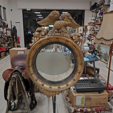 Antico specchio tondo primo