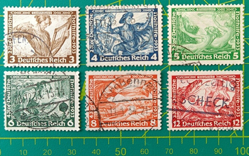 Francobolli germania 1933 - germania, sc