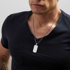 Collana militare con piastrina - militare,