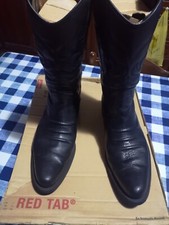 Stivale Camperos Uomo modello texano Levi's n°42 nero vintage 