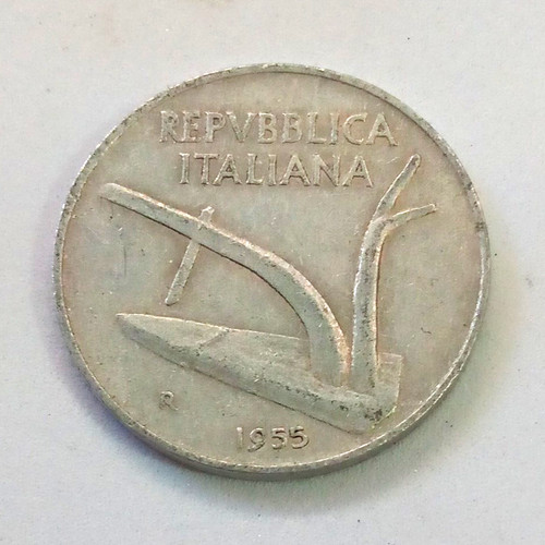 Italia lire 1955 - 10, (l.10)
