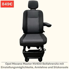 Sedile passeggero opel movano - sedile,