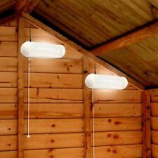 2x Luce LED ad Energia Solare Ricaricabile Garage Capannone Luce Giardino Interno Esterno