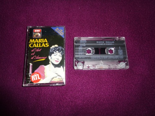 Cassette tape maria callas - callas, /