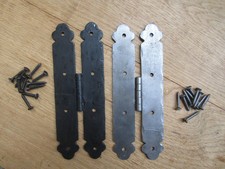 Coppia di CERNIERE AD H ORNATE