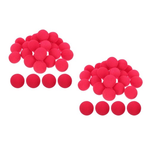100 pezzi clown spugna naso - pezzi,