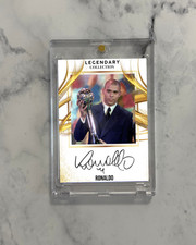 Ronaldo Nazario R9 Trading Card Fanart Autografo Firma Da Collezione