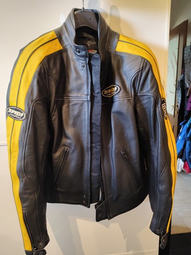 Giacca moto pelle spidi - giacca, in