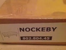 Copri poggiapiedi ottomano Ikea NOCKEBY fodera antiscivolo 802.804.45 ARANCIO RISANO nuovo