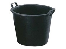 MASTELLONI CON MANICI NERI  lt.32 ø cm.44x35h.    ICS